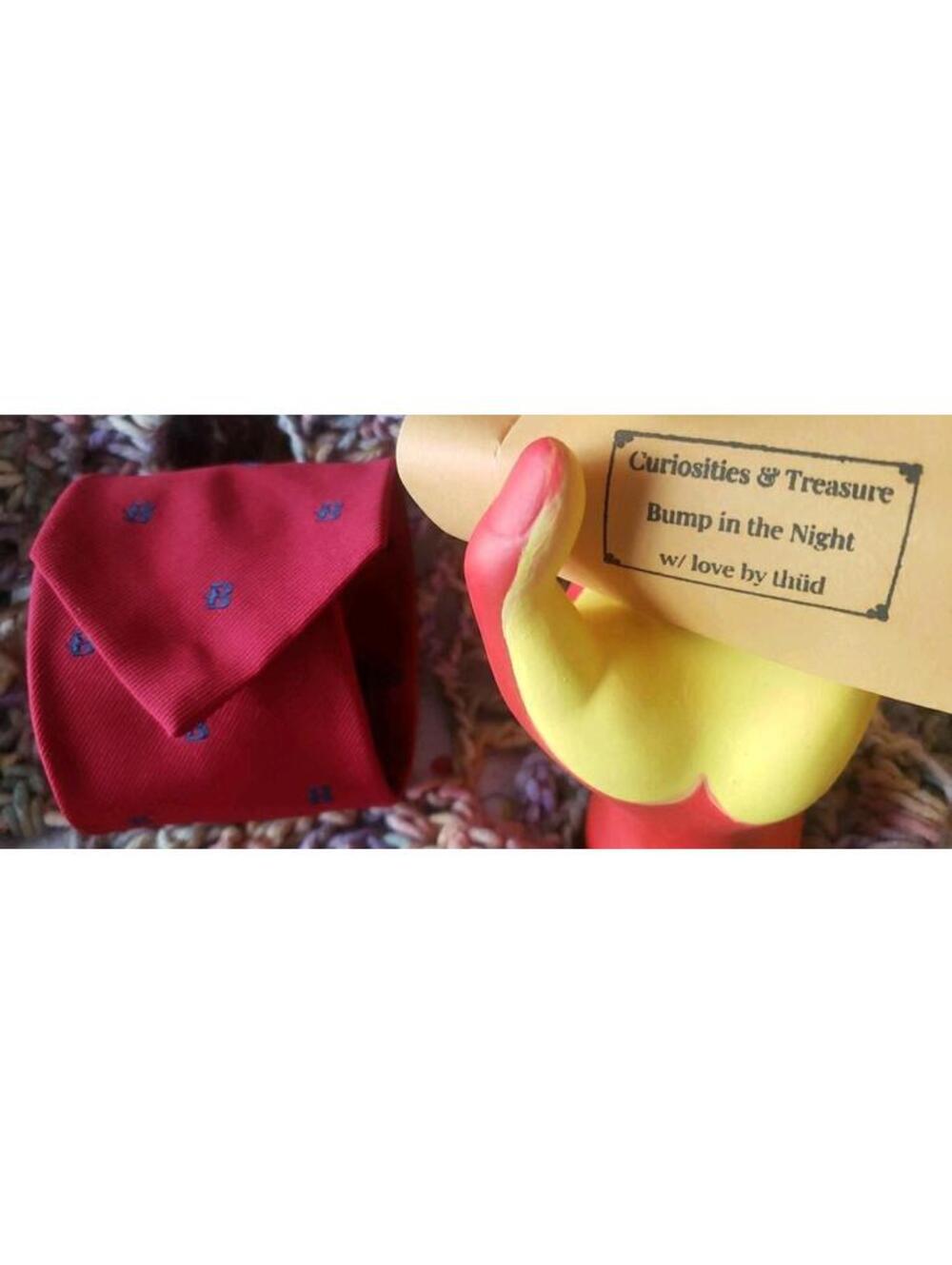 Givenchy Monsieur Paris 100% Silk Blend Jacquard Neck Tie B Red VTG